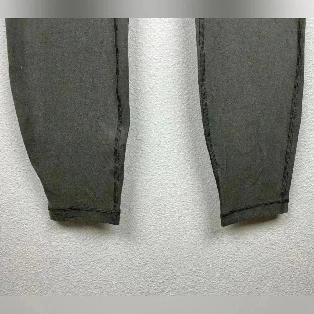Lululemon Women's 10 Wunder Lounge Super High-Rise Tight 28" Green Soft Pants - Picture 3 of 14